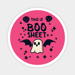 This is boo sheet halloween Magnet